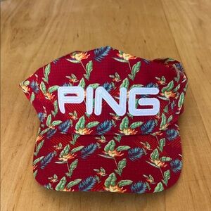 Ping Tropical Red Golf Hat